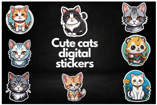 Cats Digital Stickers