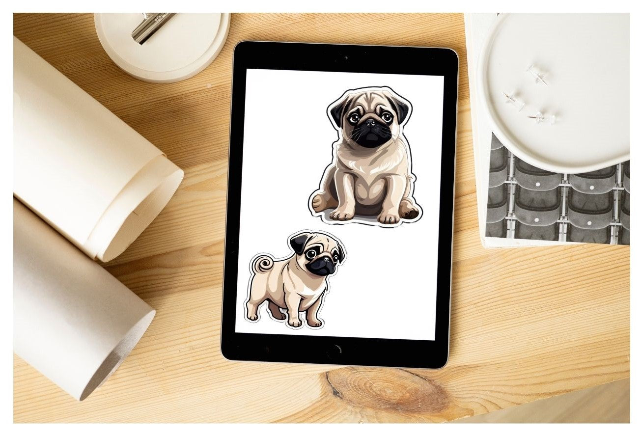 Pug Digital Stickers