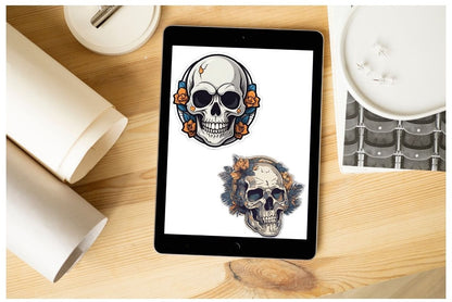 Skulls Digital Stickers